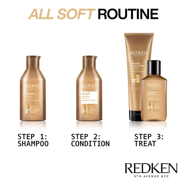 Redken All Soft Argan-6 Oil 111ml 7 Redken All Soft Argan-6 Oil 111ml - Image 5