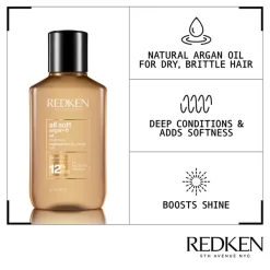 Redken All Soft Argan-6 Oil 111ml 10 Redken All Soft Argan-6 Oil 111ml -No Hair care products shop, no kiss. 10564166 1894856456677410