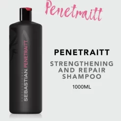 Sebastian Professional Penetraitt Shampoo 1000ml (Worth £56.00) -No Hair care products shop, no kiss. 10824070 1554862469888255