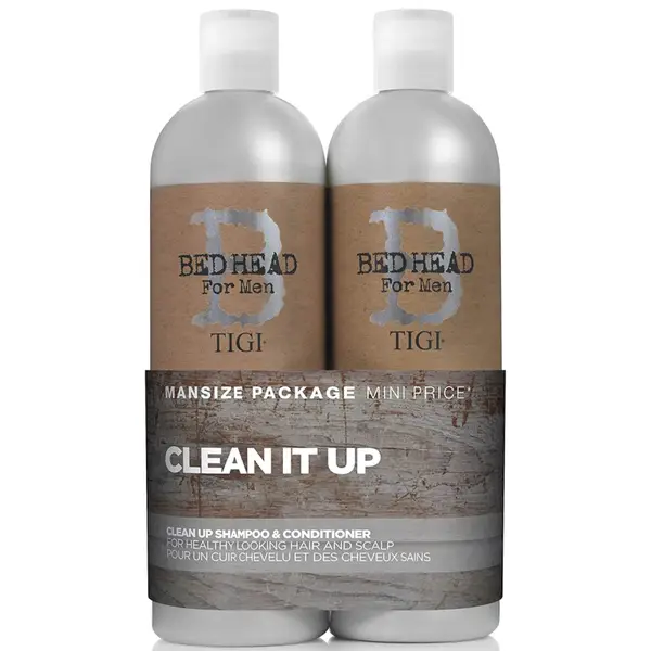 TIGI B For Men Clean Up Tween Duo 2 X 750ml 3 TIGI B For Men Clean Up Tween Duo 2 X 750ml