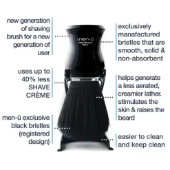 Men-ü Pro Black Shaving Brush 9 Men-ü Pro Black Shaving Brush -No Hair care products shop, no kiss. 11179815 1104936861346055