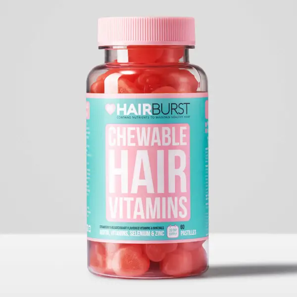 Hairburst Strawberry Chewable Vitamin - 60 Capsules 3 Hairburst Strawberry Chewable Vitamin - 60 Capsules