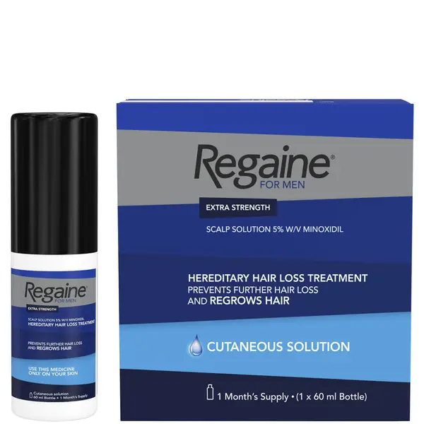 Regaine Men's Extra Strength Hair Loss And Hair Regrowth Solution 60ml 3 Regaine Men's Extra Strength Hair Loss And Hair Regrowth Solution 60ml