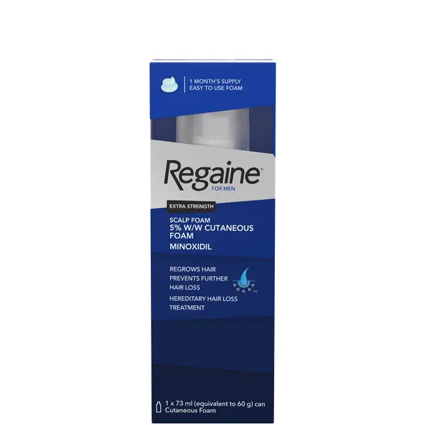 Regaine Men's Extra Strength Hair Loss And Hair Regrowth Scalp Foam Treatment 73ml 4 Regaine Men's Extra Strength Hair Loss And Hair Regrowth Scalp Foam Treatment 73ml - Image 2
