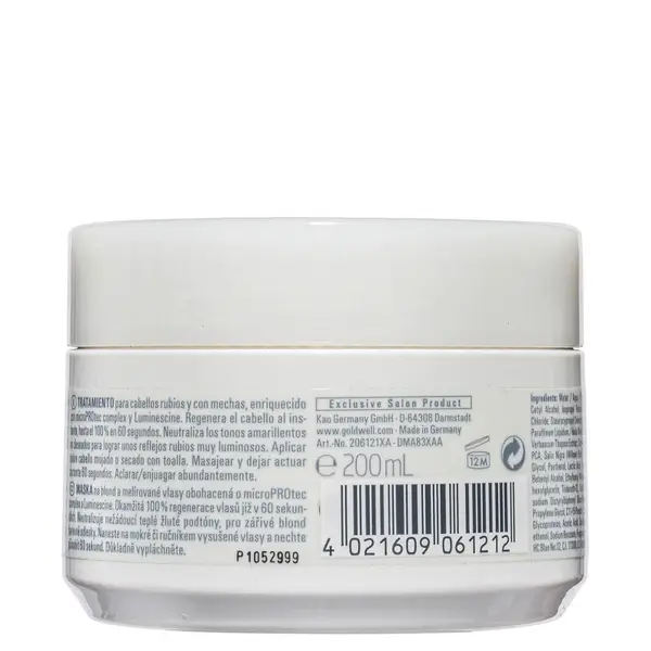 Goldwell Dualsenses Blonde And Highlights Anti-Yellow 60Sec Treatment 200ml 4 Goldwell Dualsenses Blonde And Highlights Anti-Yellow 60Sec Treatment 200ml - Image 2