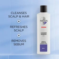 NIOXIN 3-Part System 6 Cleanser Shampoo For Chemically Treated Hair With Progressed Thinning 1000ml -No Hair care products shop, no kiss. 11834765 1754928048441622