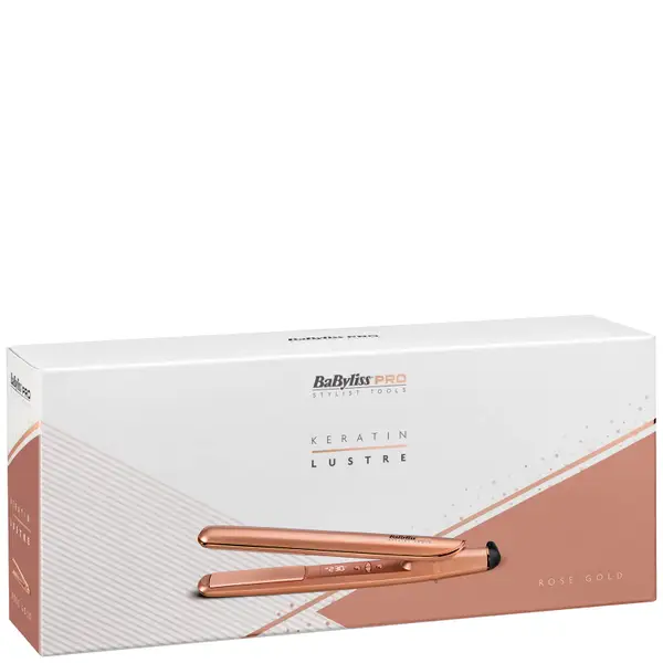 BaByliss PRO Keratin Lustre Straighteners - Rose Gold 4 BaByliss PRO Keratin Lustre Straighteners - Rose Gold - Image 2