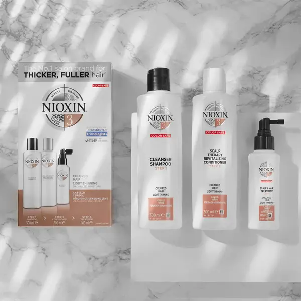 NIOXIN 3-Part System 3 Scalp And Hair Treatment For Coloured Hair With Light Thinning 100ml 4 NIOXIN 3-Part System 3 Scalp And Hair Treatment For Coloured Hair With Light Thinning 100ml - Image 2