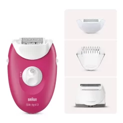 Braun Silk-épil 3 3-410 Epilator With 3 Extras