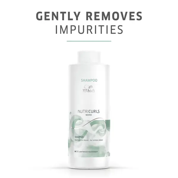 Wella Professionals Nutricurls Shampoo For Waves 1000ml 4 Wella Professionals Nutricurls Shampoo For Waves 1000ml - Image 3