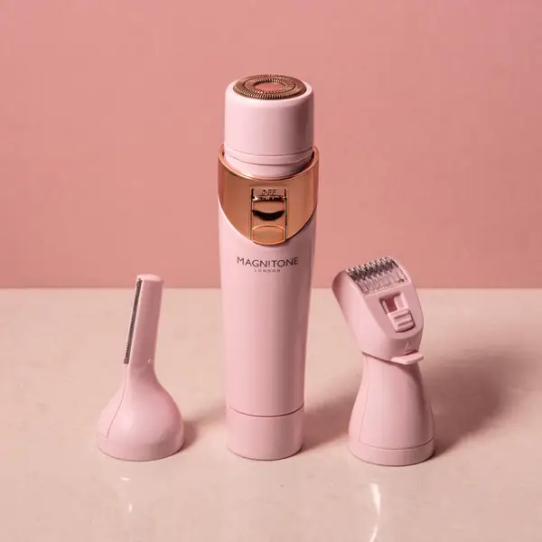 MAGNITONE London FuzzOff 3-in-1 Trimmer - Pink 6 MAGNITONE London FuzzOff 3-in-1 Trimmer - Pink - Image 4