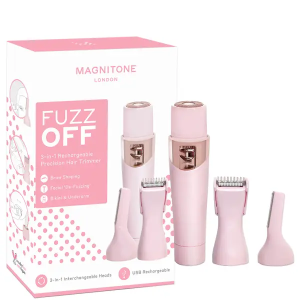 MAGNITONE London FuzzOff 3-in-1 Trimmer - Pink 3 MAGNITONE London FuzzOff 3-in-1 Trimmer - Pink