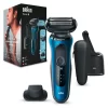 Braun Series 6 60-B7200cc Electric Shaver, Blue -No Hair care products shop, no kiss. 12519347 7095004537579939