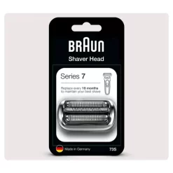 Braun Series 7 73S Electric Shaver Head Replacement, Silver