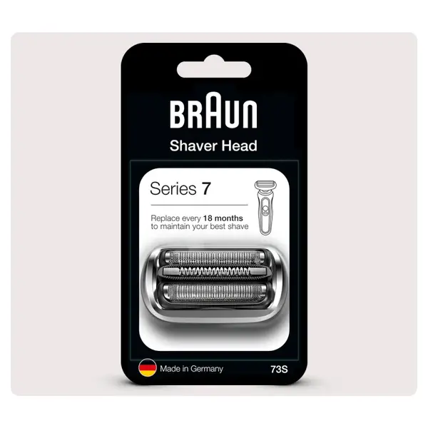 Braun Series 7 73S Electric Shaver Head Replacement, Silver 3 Braun Series 7 73S Electric Shaver Head Replacement, Silver