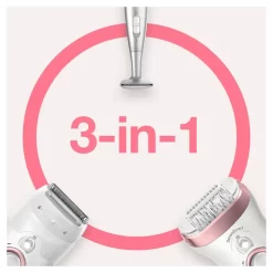 Braun Silk-épil 9 9/890 Epilator, White/Rose Gold -No Hair care products shop, no kiss. 12519373 1964755780320382