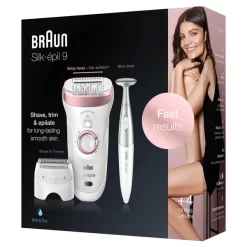 Braun Silk-épil 9 9/890 Epilator, White/Rose Gold -No Hair care products shop, no kiss. 12519373 3494755780169500