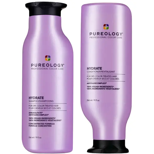 Pureology Hydrate Shampoo And Conditioner Duo 2 X 266ml 3 Pureology Hydrate Shampoo And Conditioner Duo 2 X 266ml