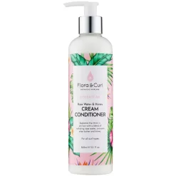 Flora & Curl Rose Water & Honey Cream Conditioner 300ml