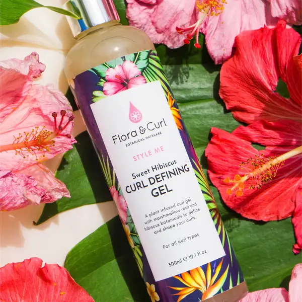 Flora & Curl Sweet Hibiscus Curl Defining Gel 300ml 4 Flora & Curl Sweet Hibiscus Curl Defining Gel 300ml - Image 2