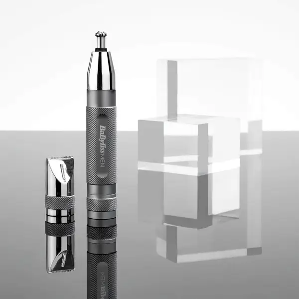 BaByliss For Men Super-X Metal Series High Performance Diamond Precision Nose & Brow Trimmer 4 BaByliss For Men Super-X Metal Series High Performance Diamond Precision Nose & Brow Trimmer - Image 2