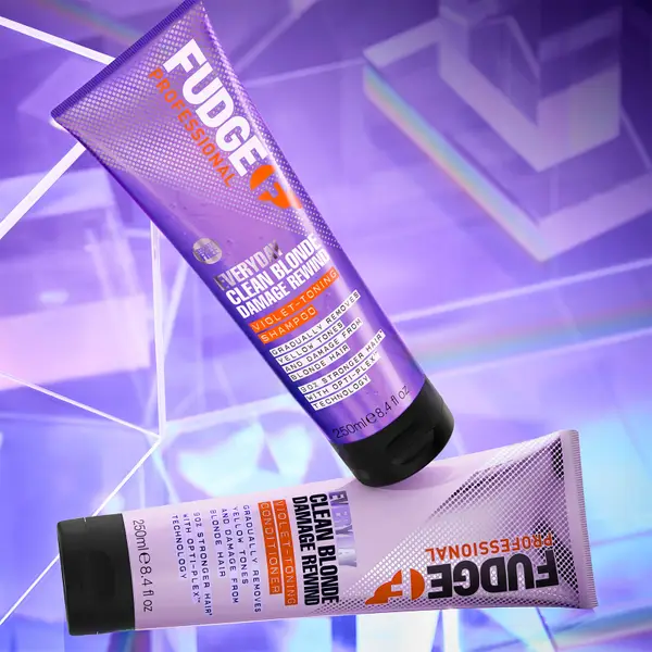 Fudge Professional Everyday Clean Blonde Damage Rewind Violet Toning Shampoo 250ml 7 Fudge Professional Everyday Clean Blonde Damage Rewind Violet Toning Shampoo 250ml - Image 5