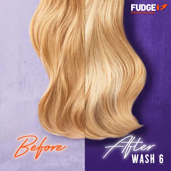 Fudge Professional Everyday Clean Blonde Damage Rewind Violet Toning Shampoo 250ml 4 Fudge Professional Everyday Clean Blonde Damage Rewind Violet Toning Shampoo 250ml - Image 2