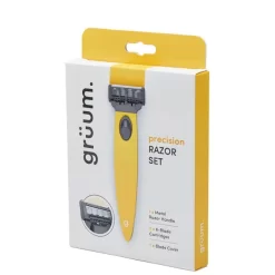 Grüum Precision Razor Set - Citrus Yellow