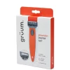 Grüum Precision Razor Set - Tangerine Orange 2 Grüum Precision Razor Set - Tangerine Orange -No Hair care products shop, no kiss. 12855195 1314844080389207