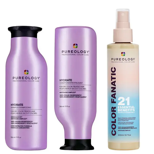 Pureology Hydrate And Colour Fanatic Trio 3 Pureology Hydrate And Colour Fanatic Trio