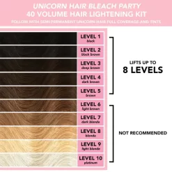 Lime Crime Unicorn Hair Bleach Party 40 Volume Hair Lightening Kit Exclusive 12 Lime Crime Unicorn Hair Bleach Party 40 Volume Hair Lightening Kit Exclusive -No Hair care products shop, no kiss. 12918246 1474873125625812