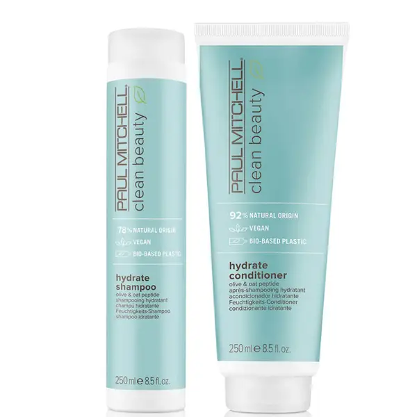 Paul Mitchell Clean Beauty Hydrate Shampoo And Conditioner Set 3 Paul Mitchell Clean Beauty Hydrate Shampoo And Conditioner Set