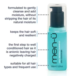 Men-ü Daily Refresh Shampoo Refill Kit 2 X 100ml -No Hair care products shop, no kiss. 12939716 9974938158521095