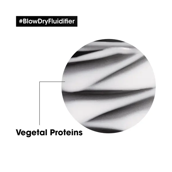 L’Oréal Professionnel Serie Expert Blow-Dry Fluidifier Multi-Benefit Blow Dry Cream With Heat Protection 150ml 5 L’Oréal Professionnel Serie Expert Blow-Dry Fluidifier Multi-Benefit Blow Dry Cream With Heat Protection 150ml - Image 3