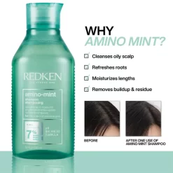 Redken Retail Amino-Mint Scalp Shampoo 300ml 11 Redken Retail Amino-Mint Scalp Shampoo 300ml -No Hair care products shop, no kiss. 13441948 1674924099174908