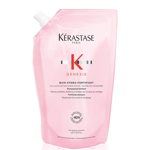 Kérastase Genesis Bain Hydra-Fortifiant Refill Pouch And Refillable Bottle Bundle 4 Kérastase Genesis Bain Hydra-Fortifiant Refill Pouch And Refillable Bottle Bundle - Image 2