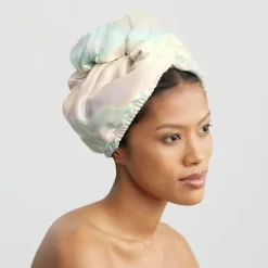 Kitsch Satin-Wrapped Microfiber Hair Towel - Aura -No Hair care products shop, no kiss. 13899160 1524973638173240