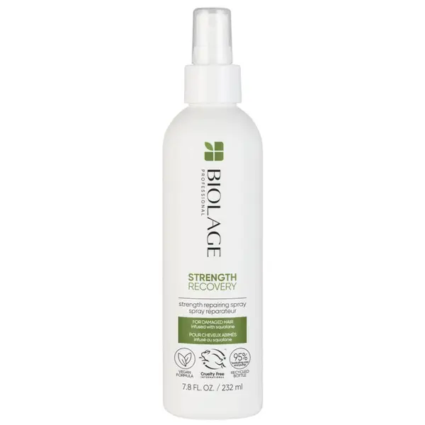 Biolage Professional Strength Recovery Vegan Repairing Leave-in Spray With Squalane For Damaged Hair 232ml 3 Biolage Professional Strength Recovery Vegan Repairing Leave-in Spray With Squalane For Damaged Hair 232ml